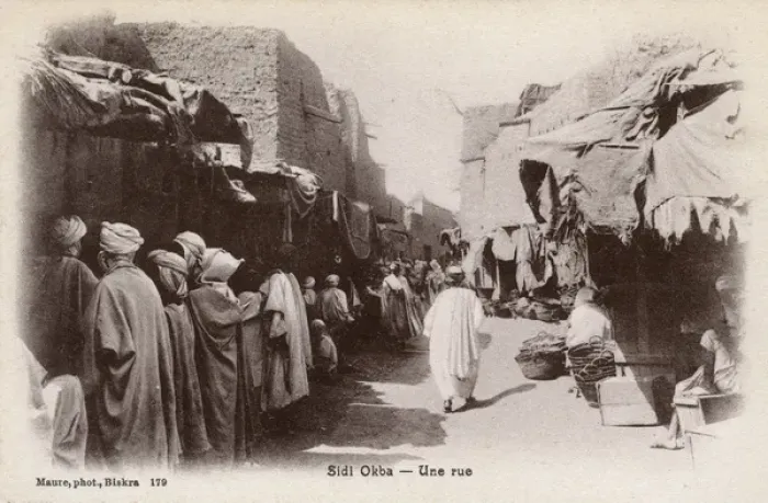 Framed Print : Street scene in Sidi Okba, Biskra Province, Algeria Framed Print : Street scene in Sidi Okba, Biskra Province, Algeria