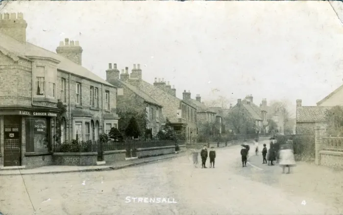 Framed Print : Street Scene, Strensall, Yorkshire Framed Print : Street Scene, Strensall, Yorkshire