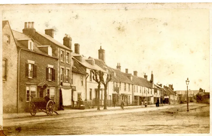 Framed Print : Street scene in Swindon, Wiltshire Framed Print : Street scene in Swindon, Wiltshire