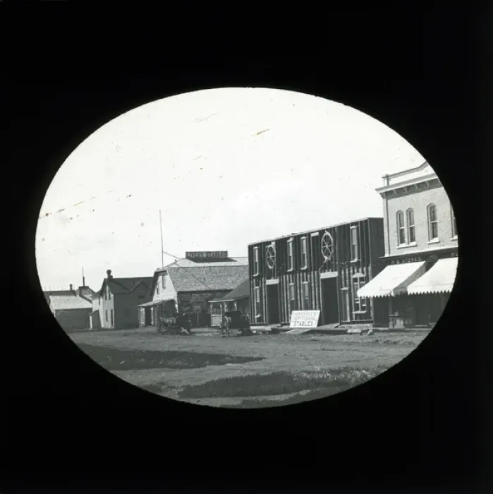 Framed Print : Street Scene, Yorkton, Saskatchewan Framed Print : Street Scene, Yorkton, Saskatchewan