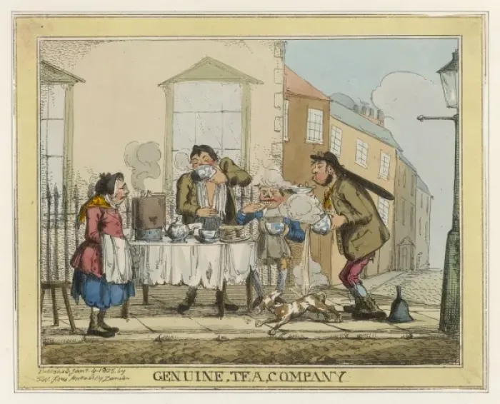 Framed Print : Street Tea Sellers Framed Print : Street Tea Sellers