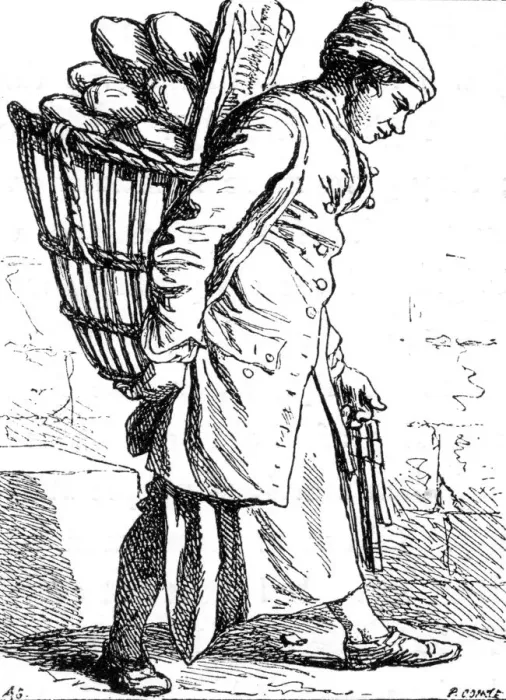 Framed Print : STREET TRADE / BREAD Framed Print : STREET TRADE / BREAD