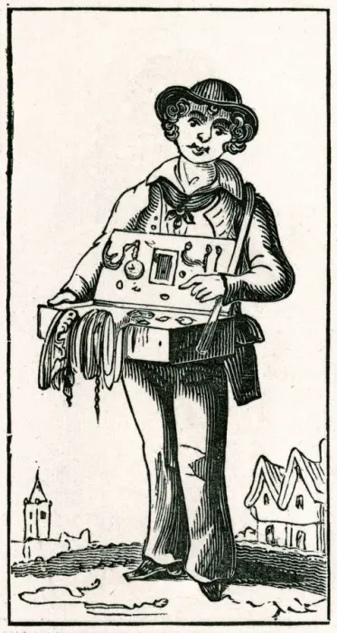 Framed Print : Street trader - young pedlar 1876 Framed Print : Street trader - young pedlar 1876