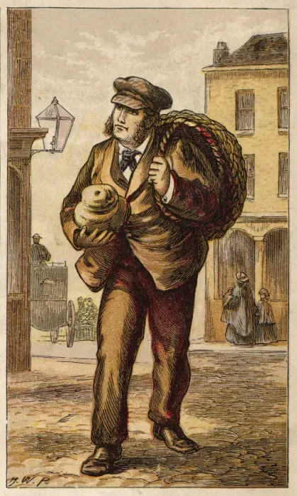 Framed Print : STREET TRADES / BREAD Framed Print : STREET TRADES / BREAD