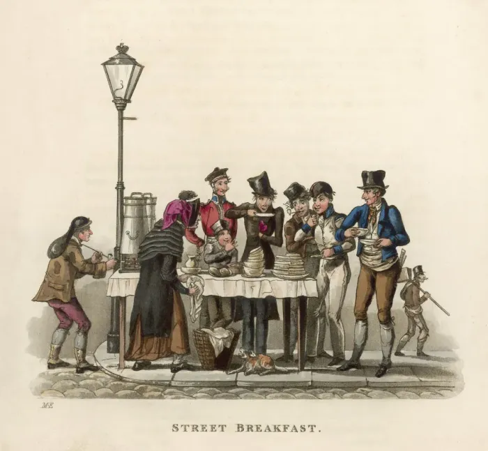 Framed Print : STREET TRADES / BREAKFAST Framed Print : STREET TRADES / BREAKFAST