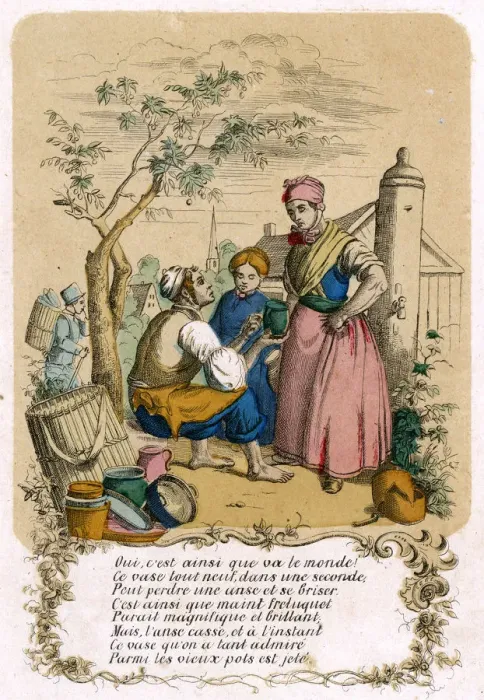 Framed Print : STREET TRADES / POTS Framed Print : STREET TRADES / POTS