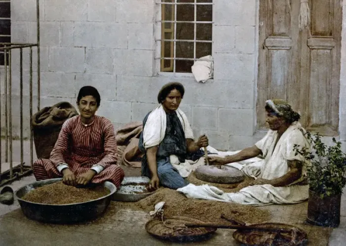 Framed Print : Street vendors, Jerusalem, Palestine (Israel) circa 1890 Framed Print : Street vendors, Jerusalem, Palestine (Israel) circa 1890