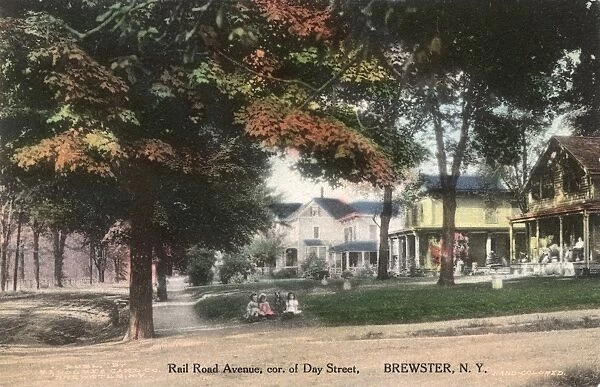 Street view, Brewster, Putnam County, New York State, USA
