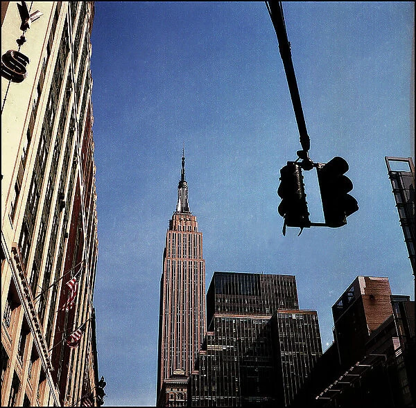 Street view of the Empire State Building New York