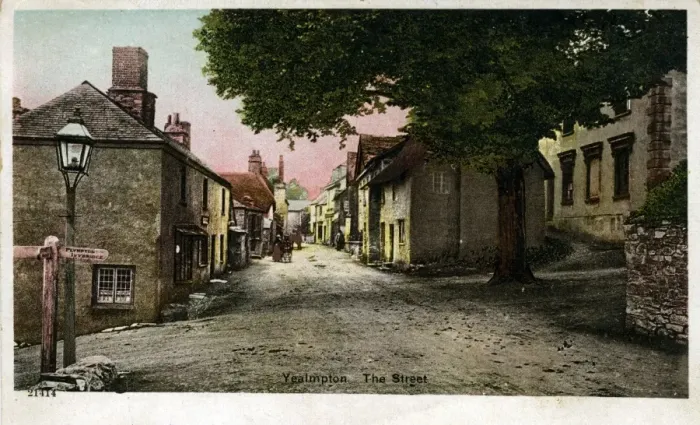 Framed Print : The Street, Yealmpton, Devon Framed Print : The Street, Yealmpton, Devon