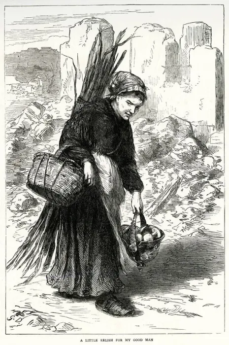 Framed Print : Streets seller - relish 1871 Framed Print : Streets seller - relish 1871