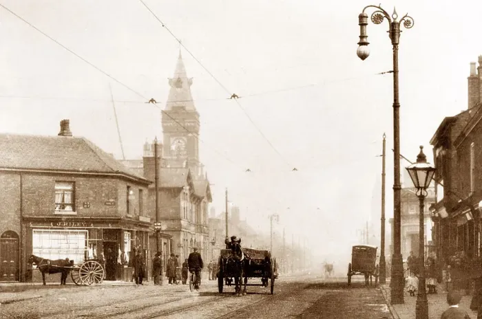 Framed Print : Stretford early 1900s Framed Print : Stretford early 1900s