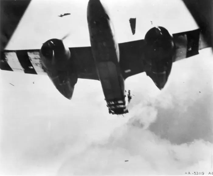 Framed Print : Stricken Douglas A-20 Havoc of the US 9th Air Force Framed Print : Stricken Douglas A-20 Havoc of the US 9th Air Force