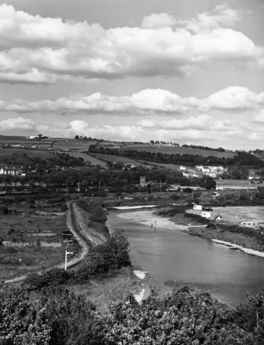 Framed Print : A striking view of the River Rheidol and the outskirts of the town of Aberystwyth Framed Print : A striking view of the River Rheidol and the outskirts of the town of Aberystwyth