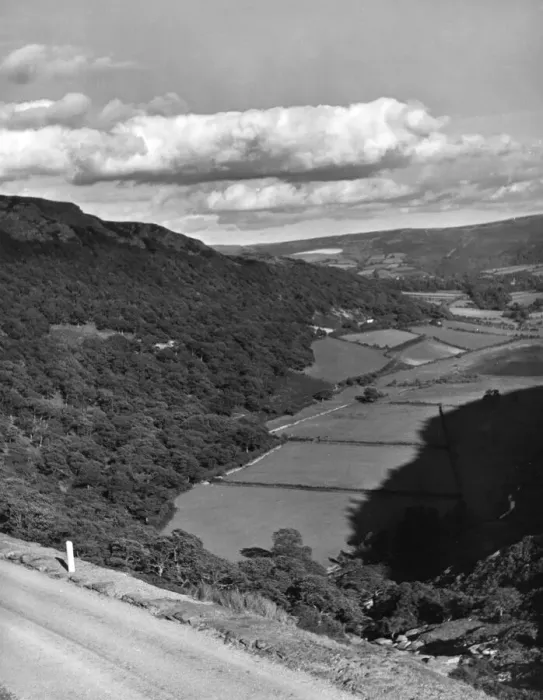 Framed Print : A striking view of a Welsh valley, seen from a mountain road near Cwmystwyth Framed Print : A striking view of a Welsh valley, seen from a mountain road near Cwmystwyth