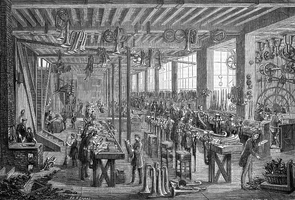 String and wind instrument manufacture, 1855