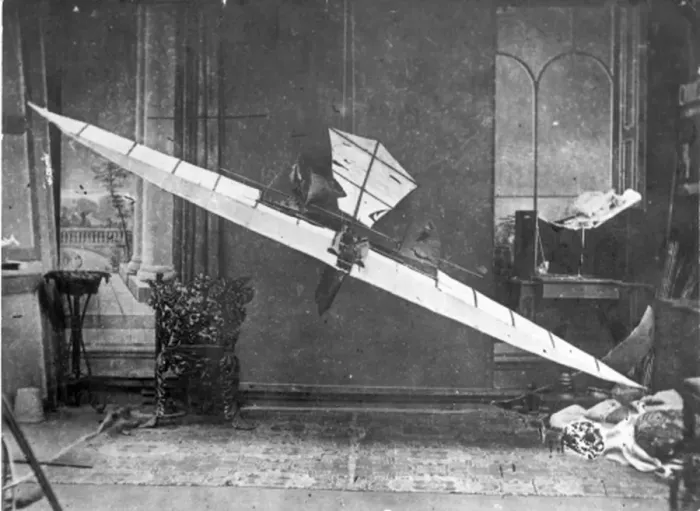 Framed Print : Stringfellow 1848 monoplane model Framed Print : Stringfellow 1848 monoplane model