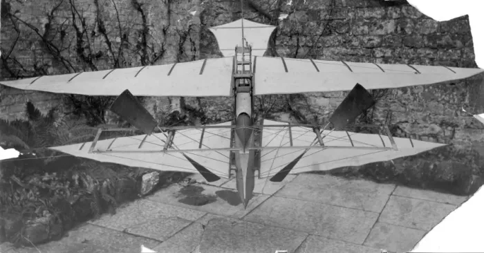 Framed Print : Stringfellow 1886 biplane model Framed Print : Stringfellow 1886 biplane model