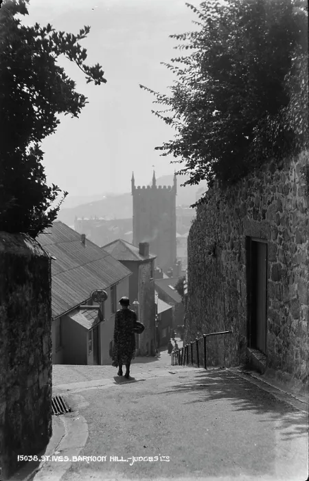 Framed Print : A Stroll Down Barton Hill Framed Print : A Stroll Down Barton Hill