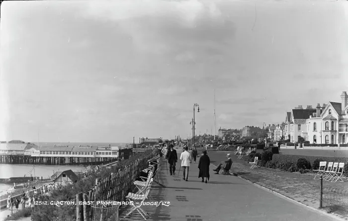 Framed Print : Strolling Along Cleethorpes Promenade Framed Print : Strolling Along Cleethorpes Promenade