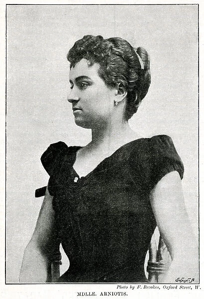 Strongwoman Mademoiselle Arniotis 1893