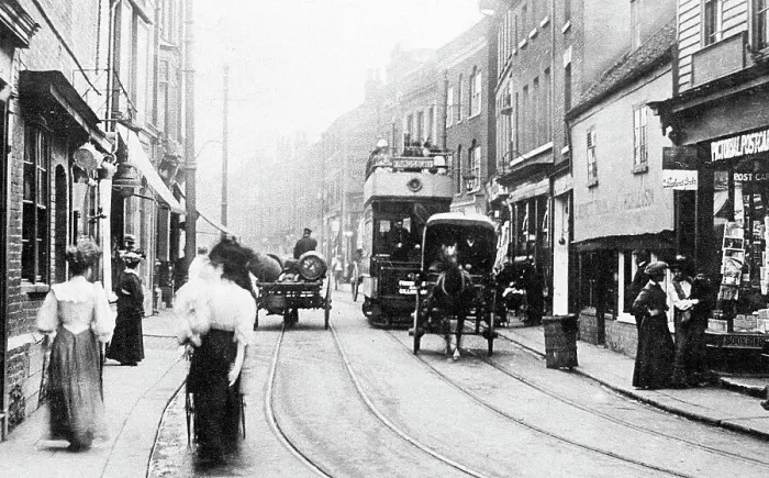 Framed Print : Strood High Street early 1900s Framed Print : Strood High Street early 1900s