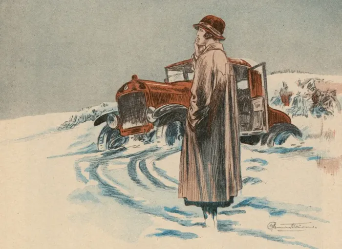 Framed Print : Stuck in the Snow Framed Print : Stuck in the Snow