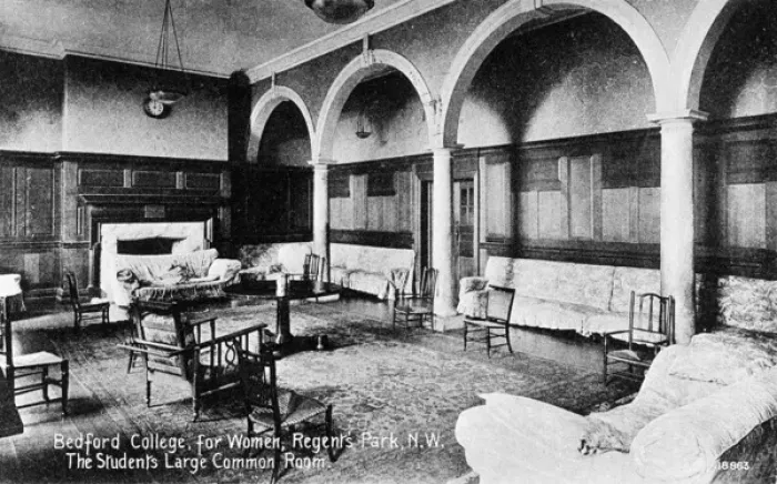 Framed Print : Student Common Room, Bedford College for Women, London Framed Print : Student Common Room, Bedford College for Women, London