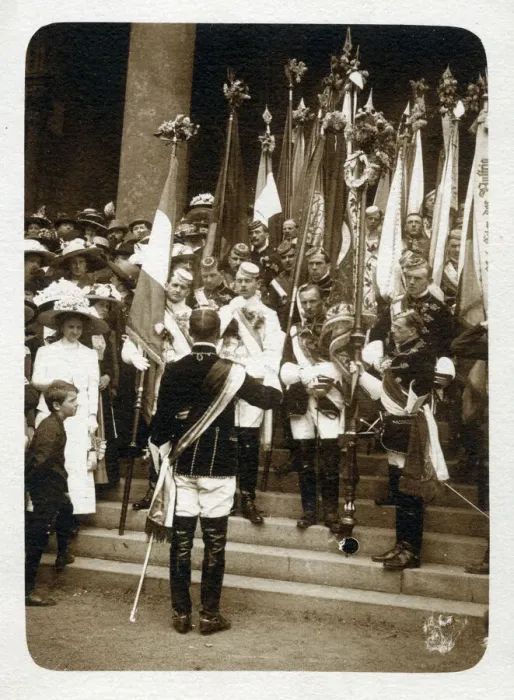 Framed Print : Student Graduation in Austria - 1900s Framed Print : Student Graduation in Austria - 1900s