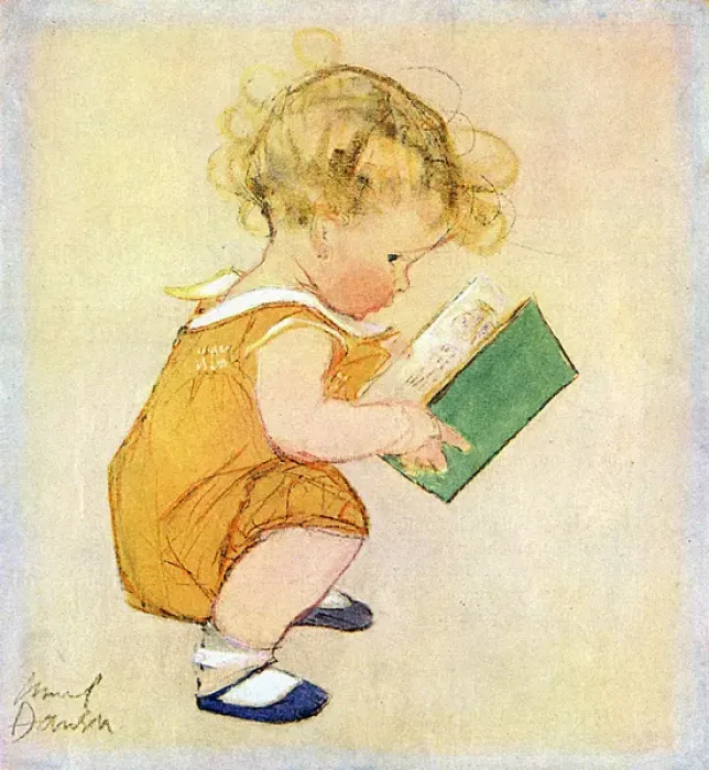 Framed Print : The Student by Muriel Dawson Framed Print : The Student by Muriel Dawson