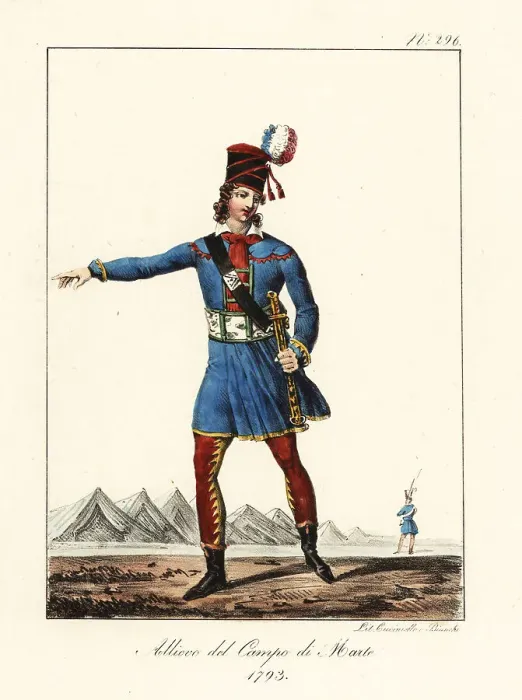 Framed Print : Student (officer) at the Revolutionary military school, Ecole de Framed Print : Student (officer) at the Revolutionary military school, Ecole de