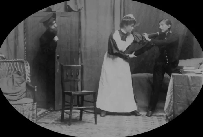 Framed Print : Students acting Framed Print : Students acting