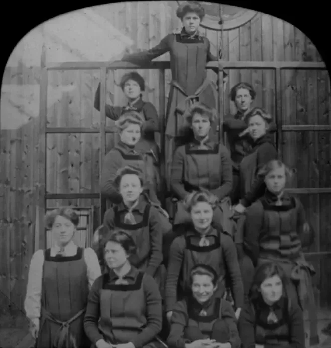 Framed Print : Students on a climbing frame Framed Print : Students on a climbing frame