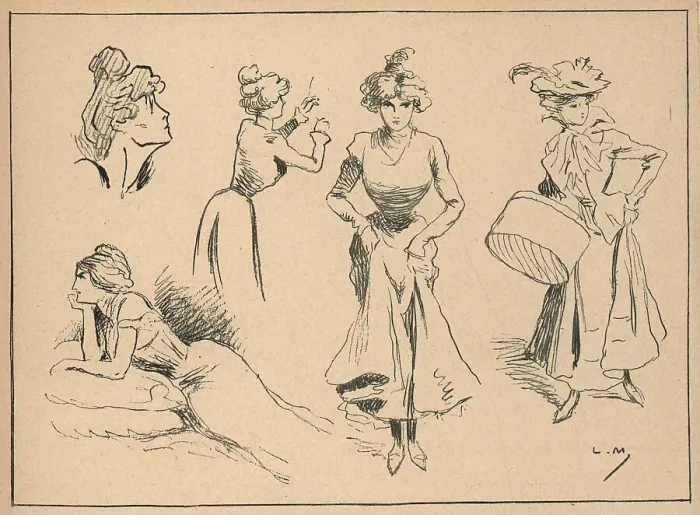 Framed Print : Studies of Women Framed Print : Studies of Women