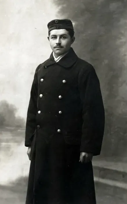 Framed Print : Studio photograph of Belgian soldier Framed Print : Studio photograph of Belgian soldier