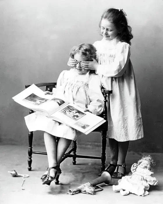 Framed Print : Studio potrait of children Framed Print : Studio potrait of children