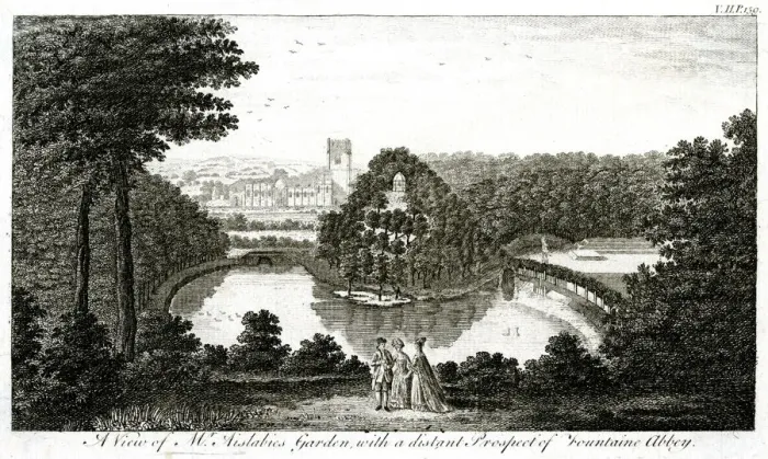 Framed Print : STUDLEY ROYAL / GARDEN 18C Framed Print : STUDLEY ROYAL / GARDEN 18C