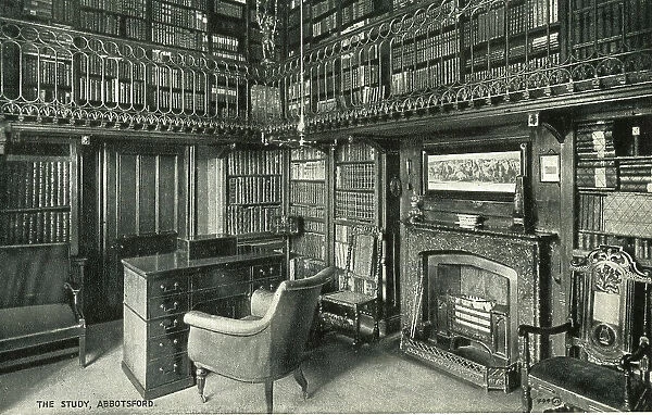 The Study, Abbotsford, home of Sir Walter Scott