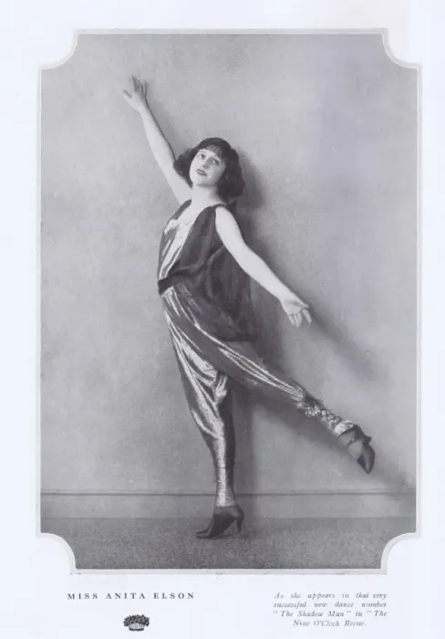 Framed Print : A study of Anita Elson, in her dance number The Shadow Man Framed Print : A study of Anita Elson, in her dance number The Shadow Man