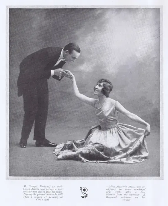 Framed Print : Study of the exhibition dancers Georges Fontana and Marjorie Framed Print : Study of the exhibition dancers Georges Fontana and Marjorie