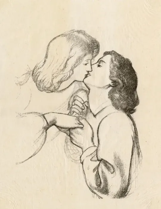 Framed Print : Study for Frontispiece by Dante Gabriel Rossetti Framed Print : Study for Frontispiece by Dante Gabriel Rossetti