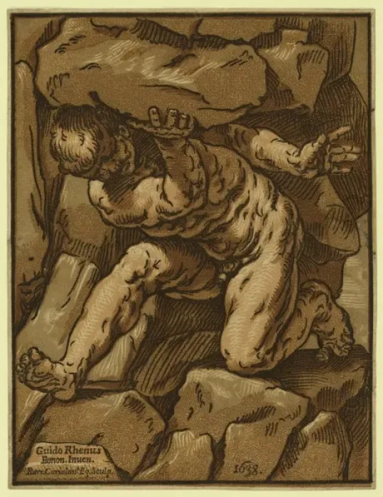 Framed Print : Study of a giant Framed Print : Study of a giant
