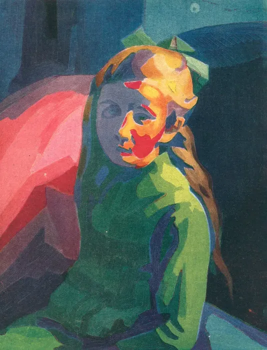 Framed Print : Study of a Girl Framed Print : Study of a Girl