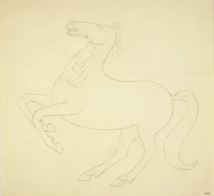 Framed Print : Study of a Horse for The Rehearsal Framed Print : Study of a Horse for The Rehearsal