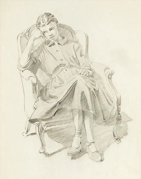 Study of a seated woman