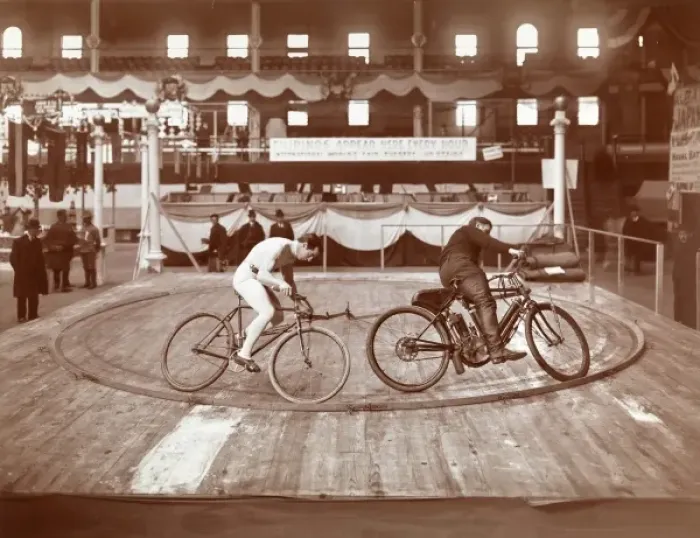 Framed Print : Stunt cyclists Framed Print : Stunt cyclists
