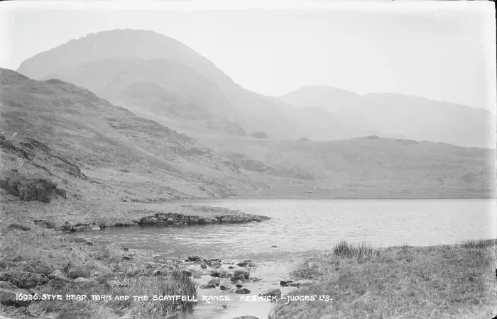 Framed Print : Stye Head Tarn and the Scafell Range Framed Print : Stye Head Tarn and the Scafell Range