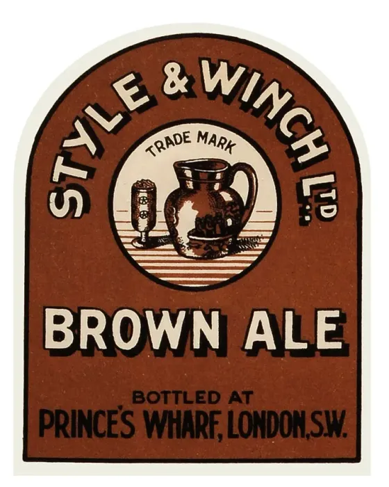 Framed Print : Style & Winch Brown Ale Framed Print : Style & Winch Brown Ale