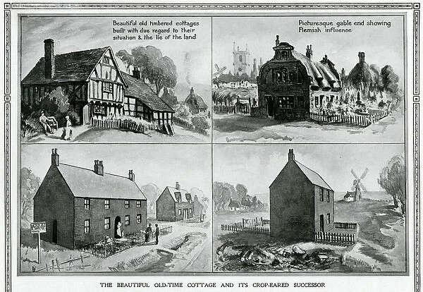 Styles of cottage, old and new