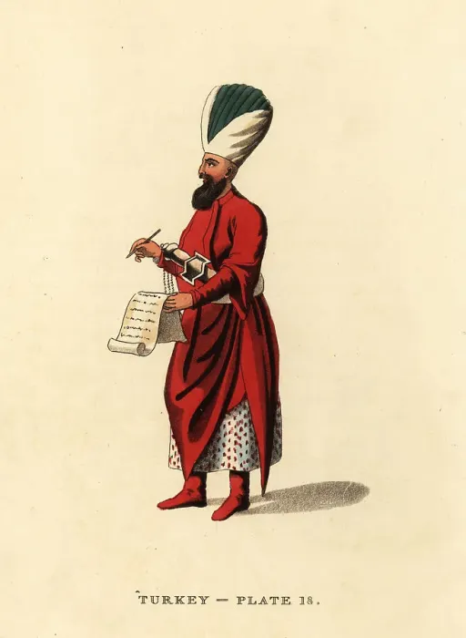 Framed Print : Subaltern officer of the Janissaries Framed Print : Subaltern officer of the Janissaries
